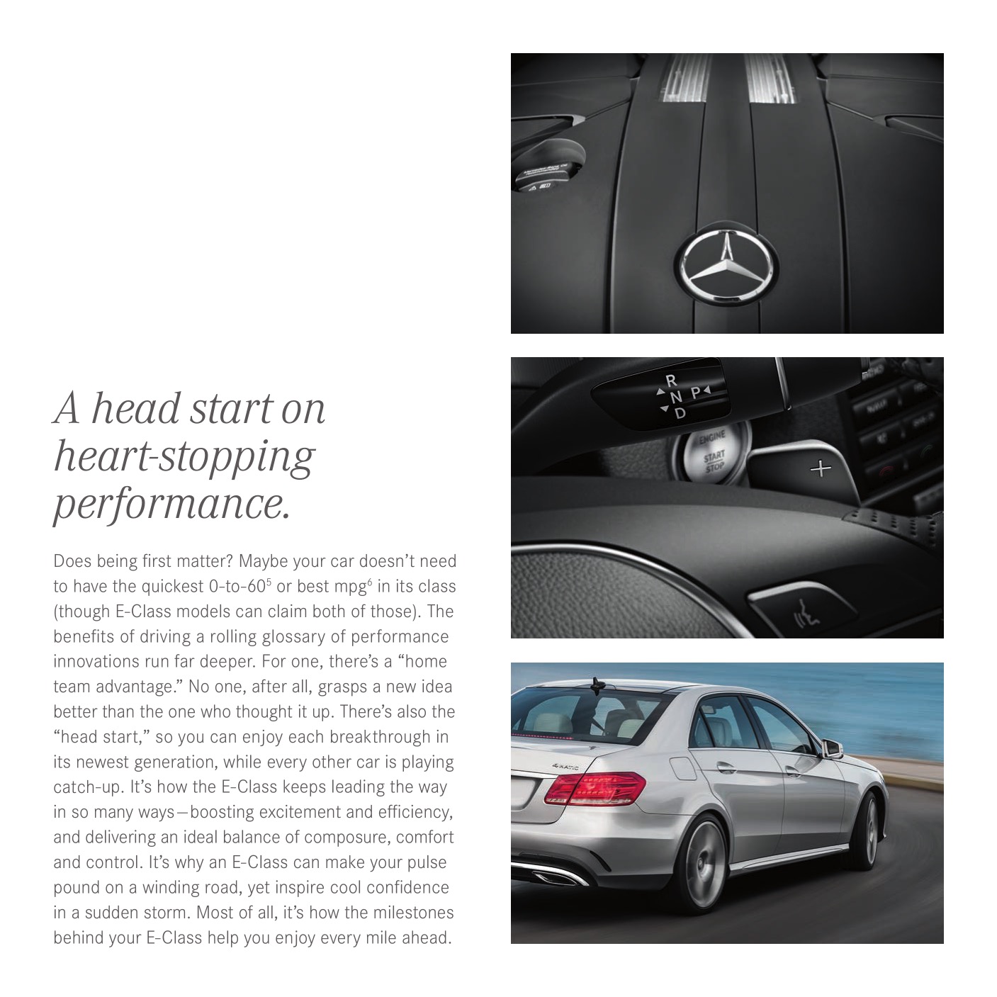 2015 Mercedes-Benz E-Class Brochure Page 2